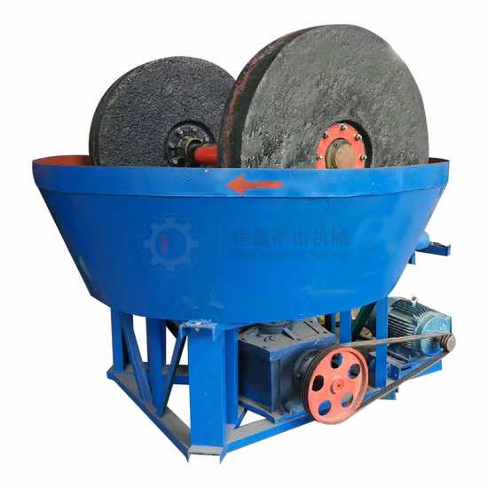 Mining Equipments Stone Ball Mill Gold Ore Grinding Machine Roller Wet Pan Mill Wet Grinding Equipment
