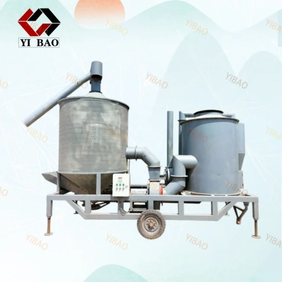 Industrielle Hochtemperatur-Maistrocknungsmaschine 15 bis 20 Tonnen pro Tag, mobile Trocknungsanlage für Reisweizengetreide